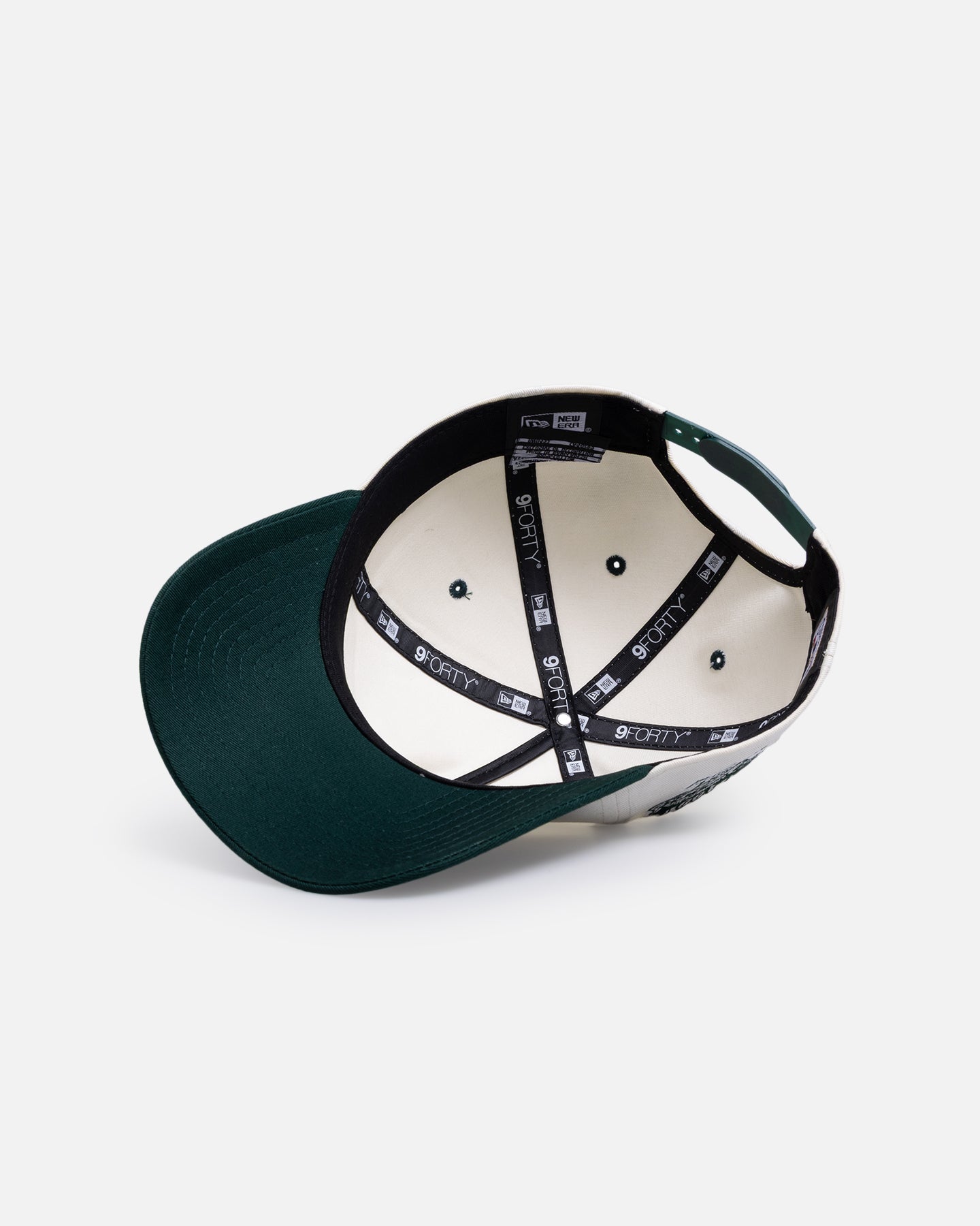 New Era Los Angeles Dodgers 'Dark Green Chrome' 9FORTY A-Frame Snapback White/Green