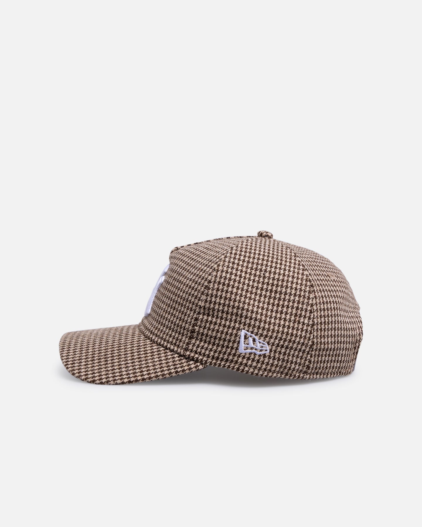 New Era New York Yankees 'Houndstooth' 9FORTY A-Frame Strapback Brown