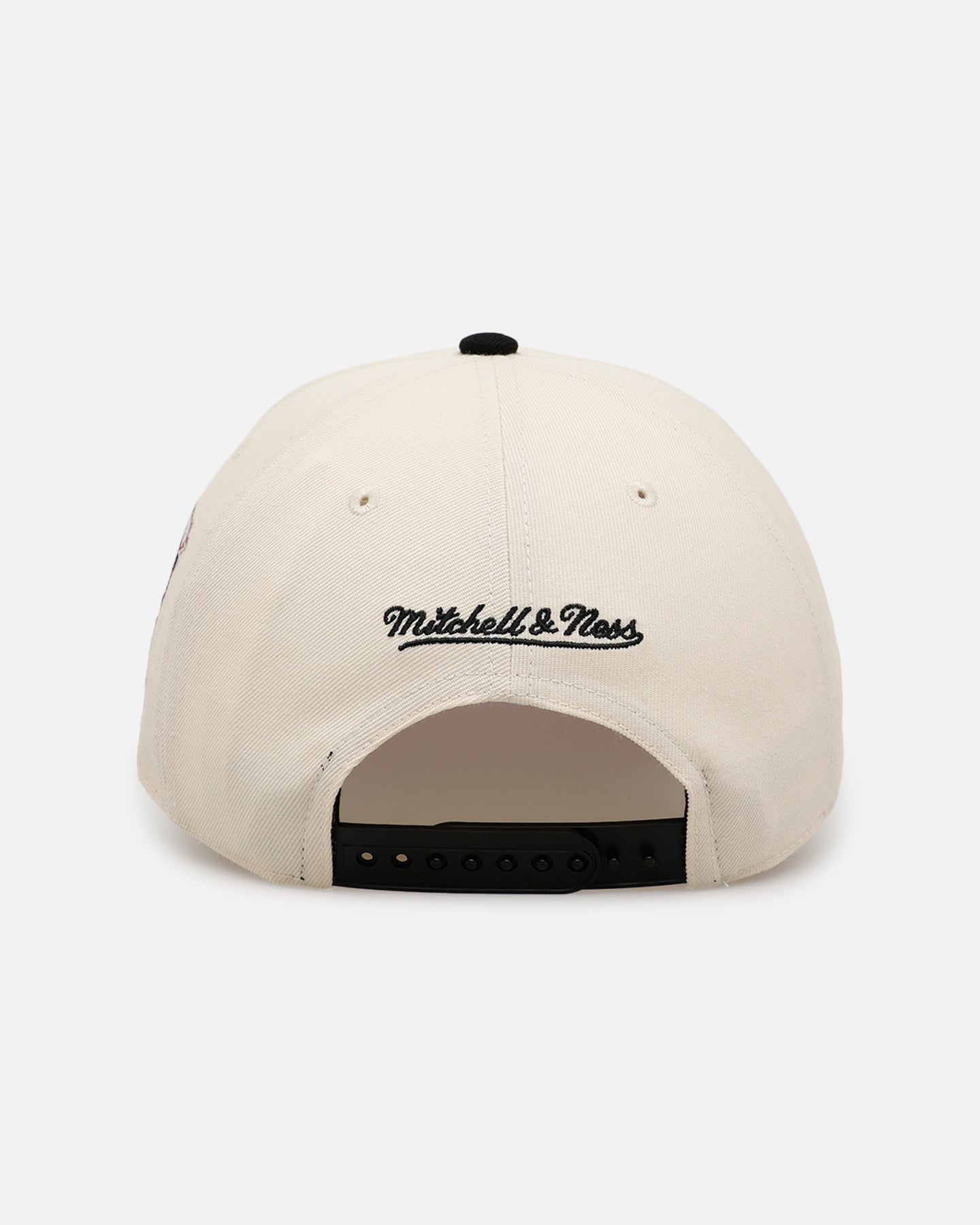 Mitchell & Ness Houston Astros 'Pink Team Logo' Pro Pinch Snapback Off White