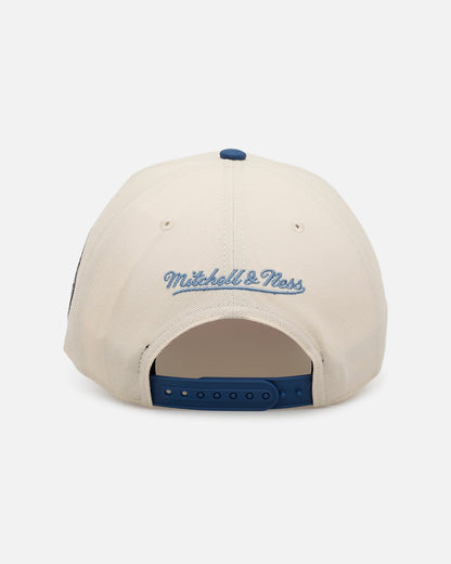 Mitchell & Ness Minnesota Timberwolves 'Pink Team Logo' Pro Pinch Snapback Off White