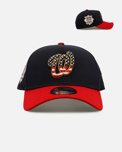 New Era Washington Nationals 'Fourth Of July' 9FORTY A-Frame Snapback Navy/Red