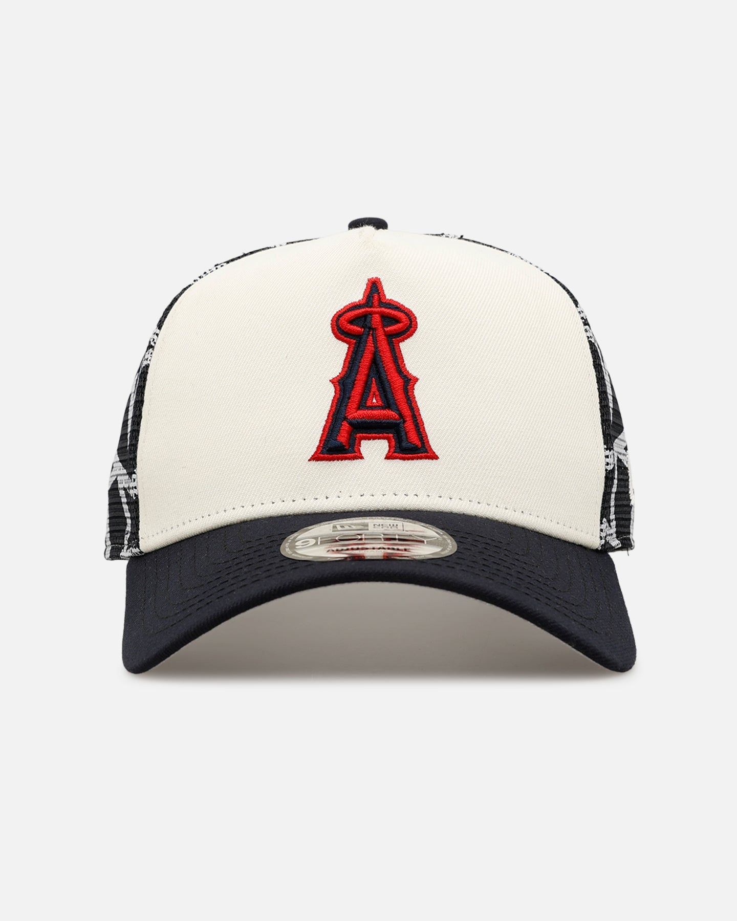 New Era Los Angeles Angels 'Fourth Of July' 9FORTY A-Frame Snapback Chrome/Navy