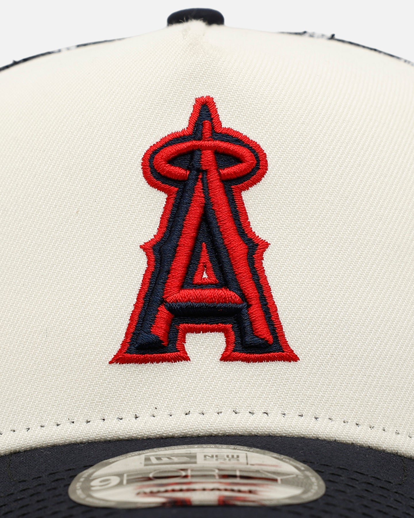 New Era Los Angeles Angels 'Fourth Of July' 9FORTY A-Frame Snapback Chrome/Navy