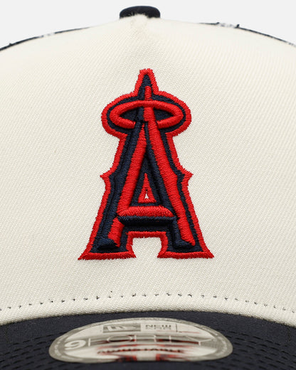 New Era Los Angeles Angels 'Fourth Of July' 9FORTY A-Frame Snapback Chrome/Navy