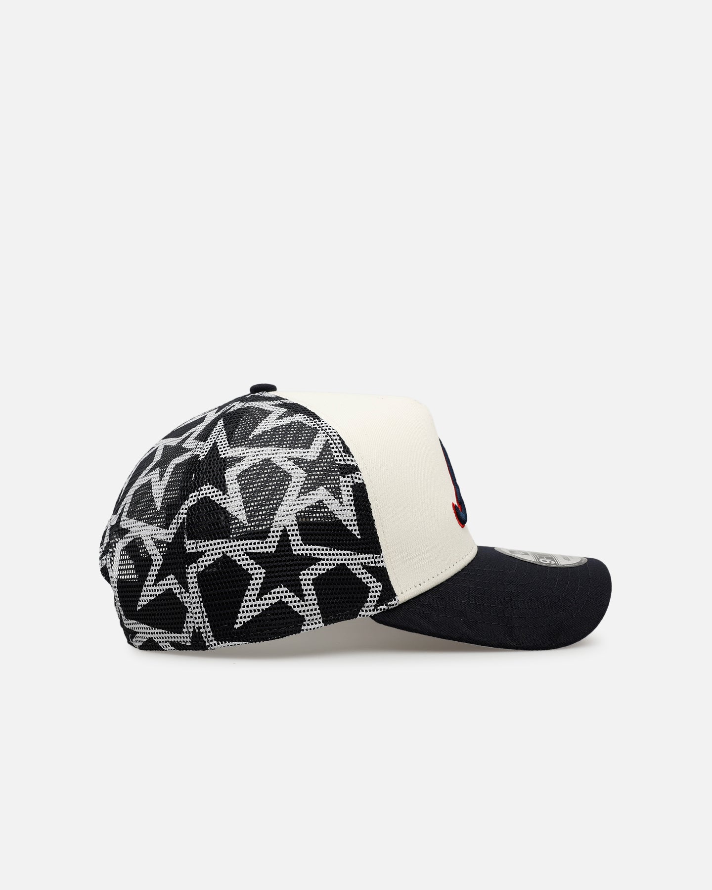 New Era Atlanta Braves 'Fourth Of July' 9FORTY A-Frame Snapback Chrome/Navy