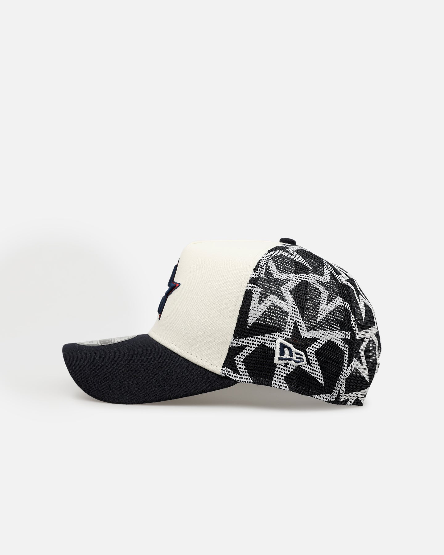 New Era Houston Astros 'Fourth Of July' 9FORTY A-Frame Snapback Chrome/Navy