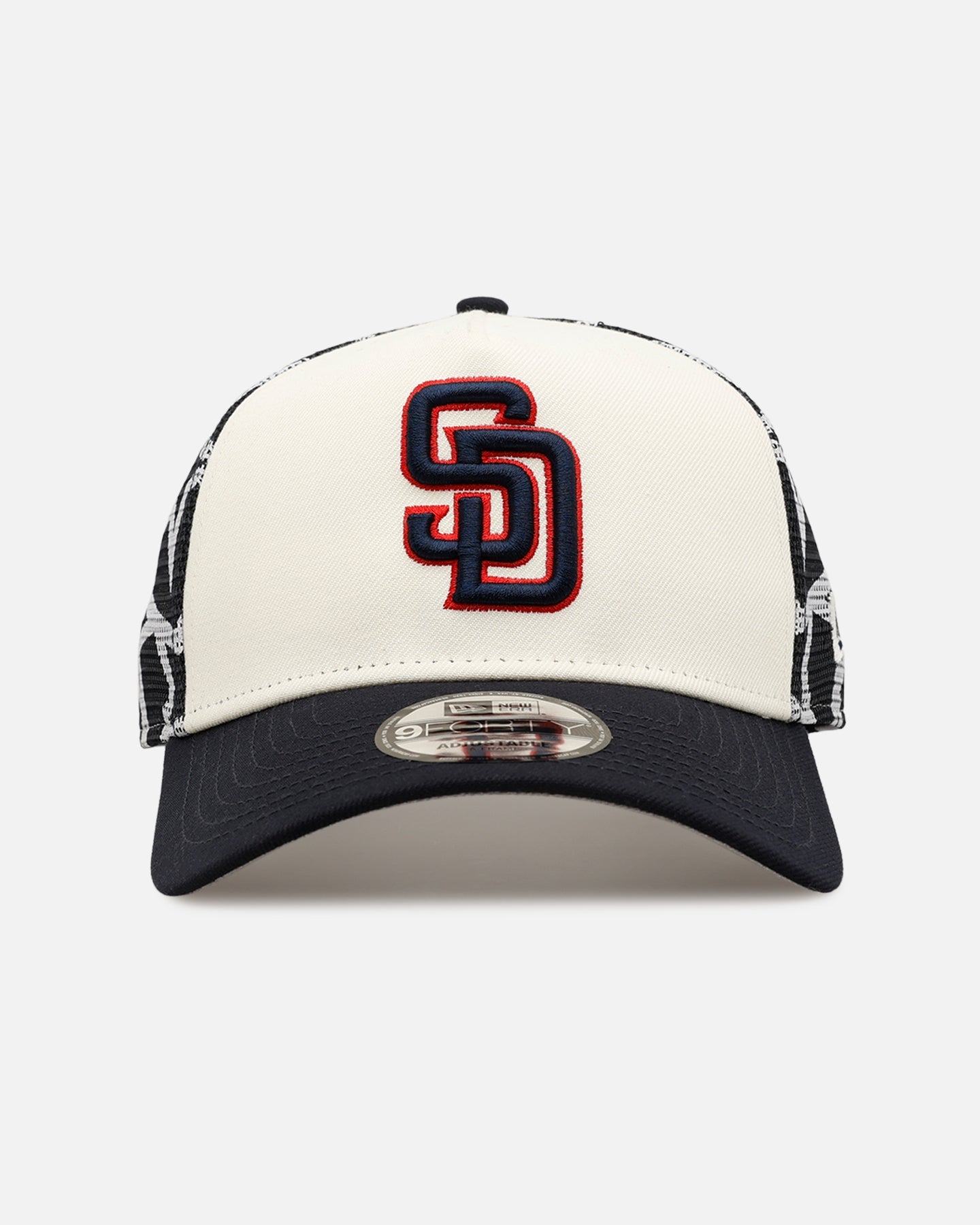 New Era San Diego Padres  'Fourth Of July' 9FORTY A-Frame Snapback Chrome/Navy