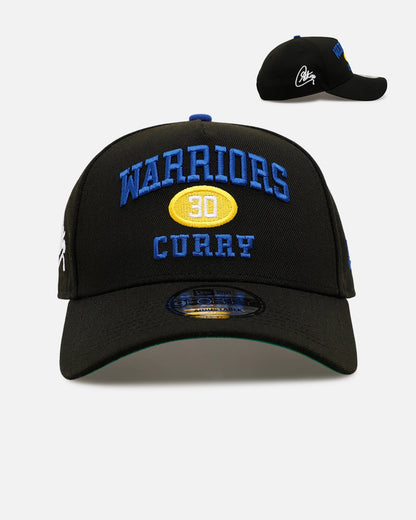 New Era Golden State Warriors 'NBA Signature' Curry #30 9FORTY A-Frame Snapback Official Team Color