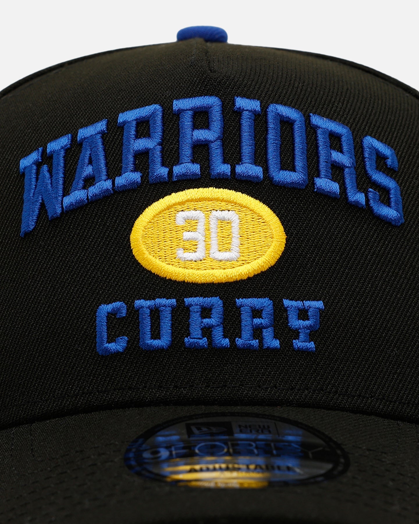 New Era Golden State Warriors 'NBA Signature' Curry #30 9FORTY A-Frame Snapback Official Team Color