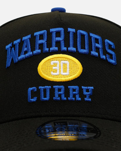 New Era Golden State Warriors 'NBA Signature' Curry #30 9FORTY A-Frame Snapback Official Team Color