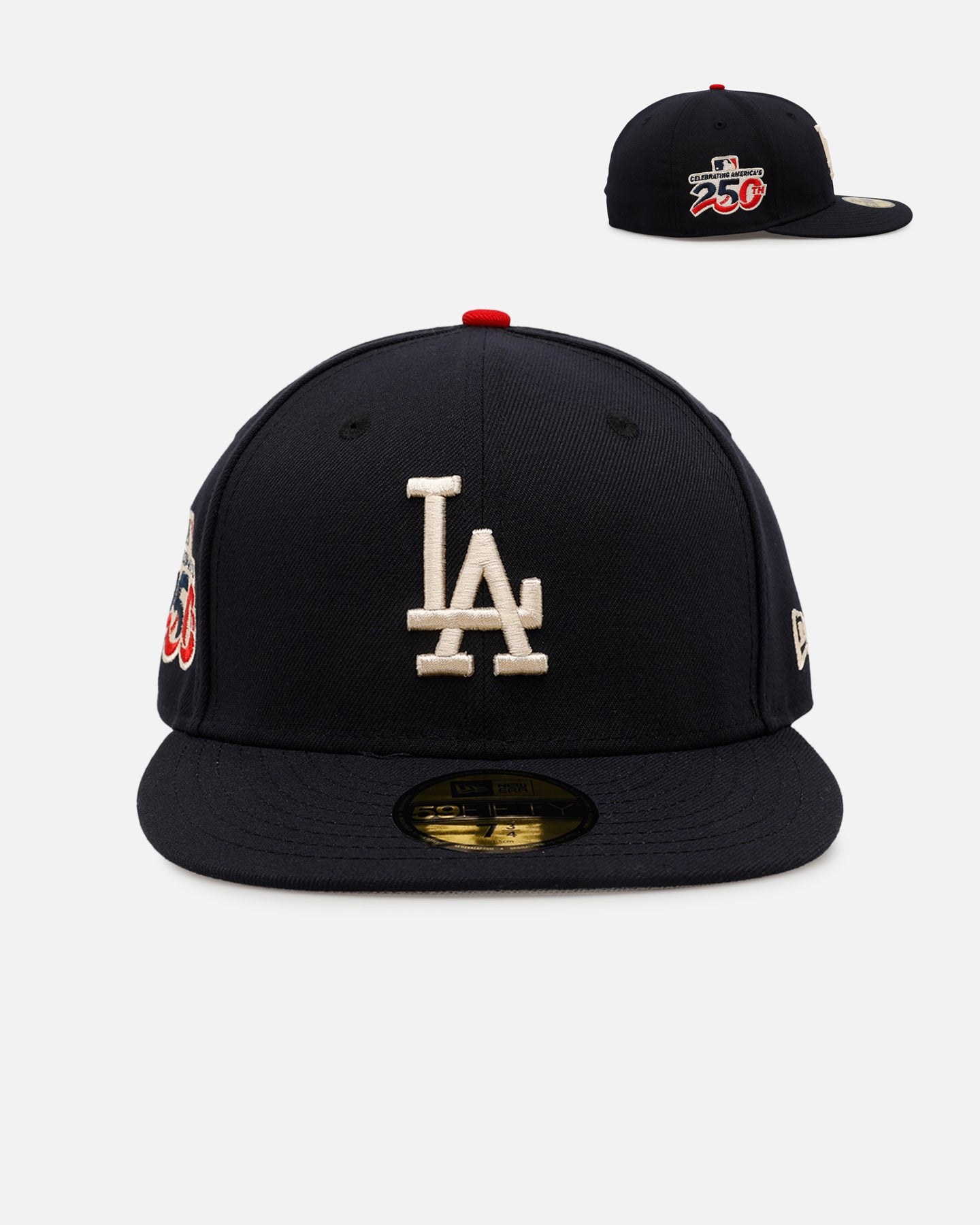 New Era Los Angeles Dodgers '250th Anniversary Side Patch' 59FIFTY Fitted Navy