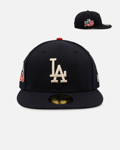 New Era Los Angeles Dodgers '250th Anniversary Side Patch' 59FIFTY Fitted Navy