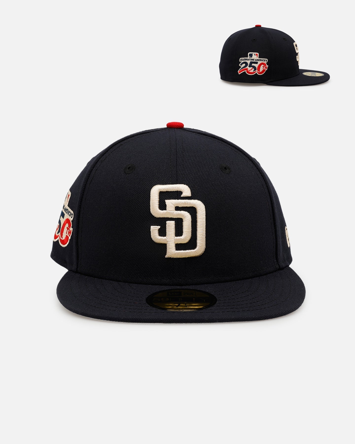 New Era San Diego Padres '250th Anniversary Side Patch' 59FIFTY Fitted Navy