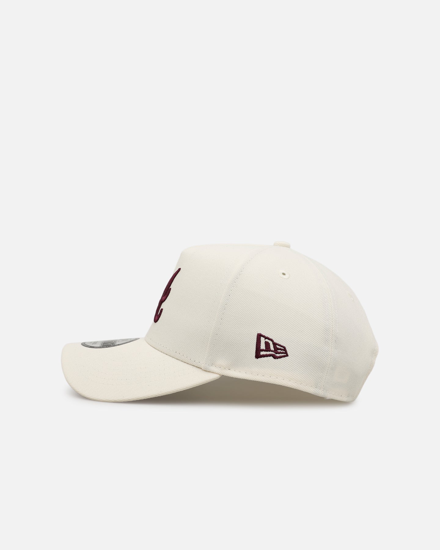 New Era Atlanta Braves 'Too Clean 2.0' 9FORTY A-Frame Snapback Chrome/Maroon