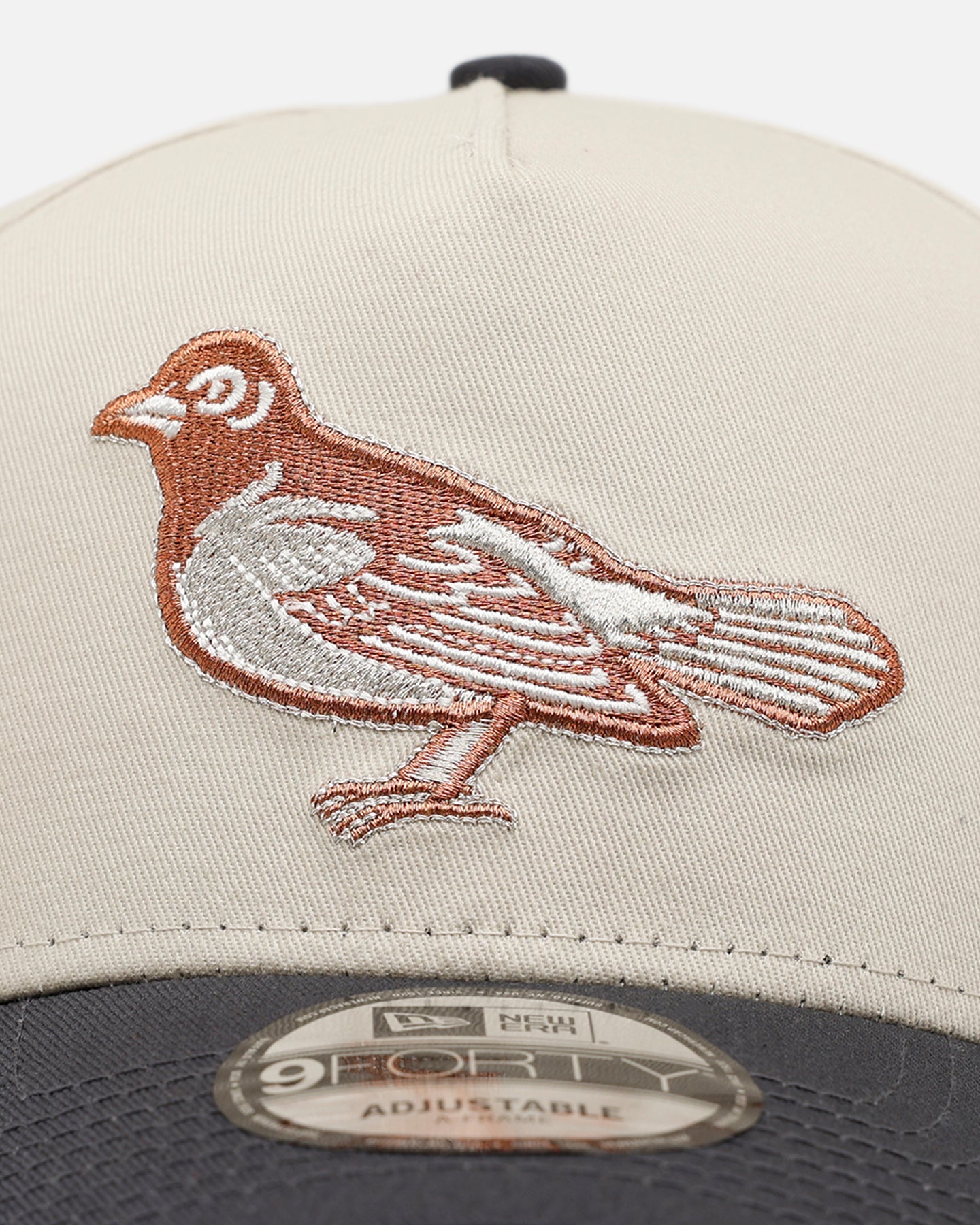 New Era Baltimore Orioles 'Smooth' 9FORTY A-Frame Snapback Stone