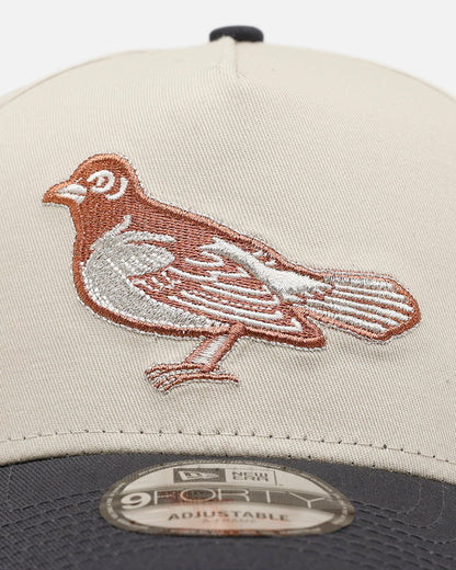 New Era Baltimore Orioles 'Smooth' 9FORTY A-Frame Snapback Stone