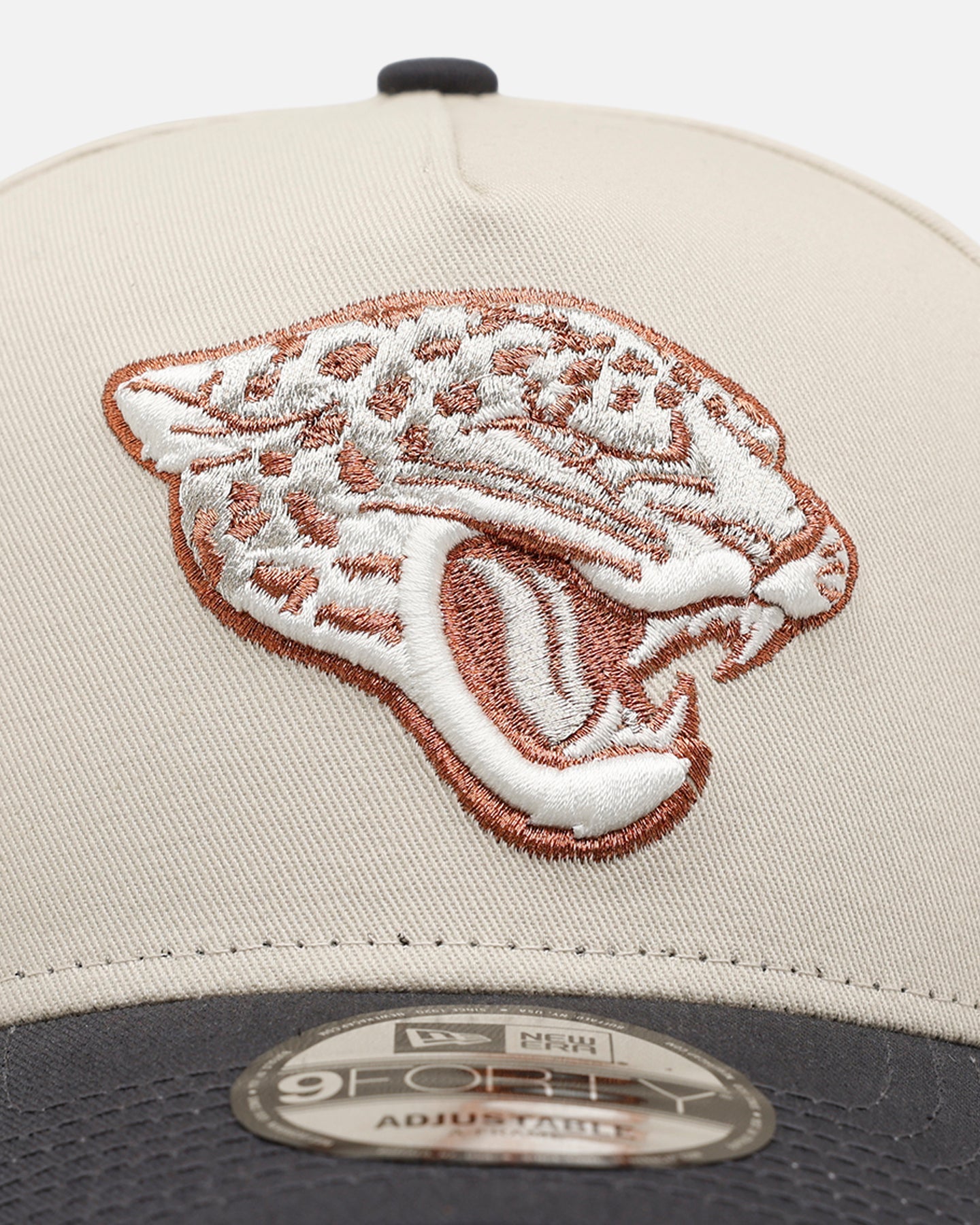 New Era Jacksonville Jaguars 'Smooth' 9FORTY A-Frame Snapback Stone
