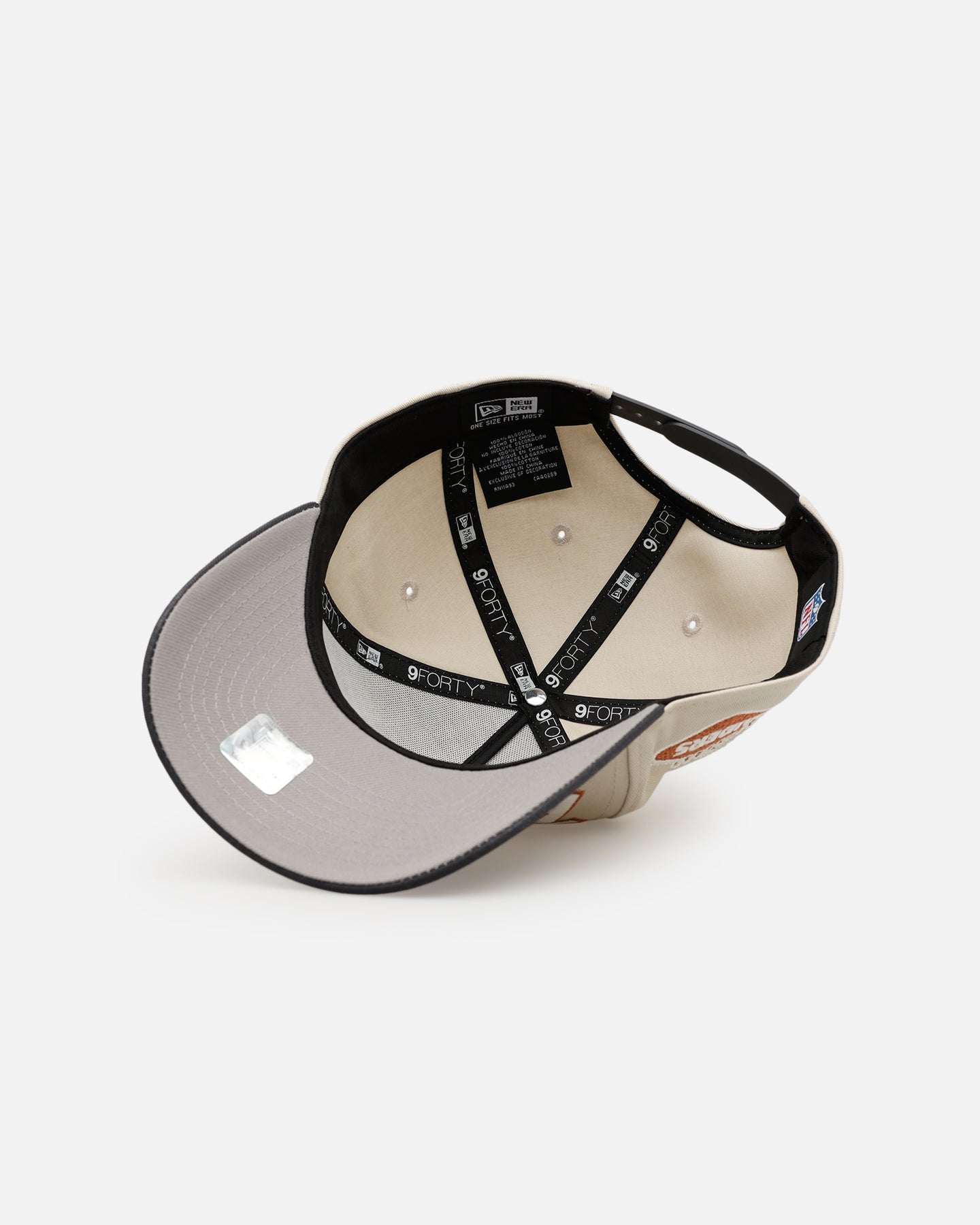 New Era Las Vegas Raiders 'Smooth' 9FORTY A-Frame Snapback Stone