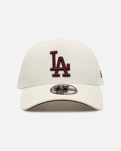 New Era Los Angeles Dodgers 'Too Clean 2.0' 9FORTY A-Frame Snapback Chrome/Maroon