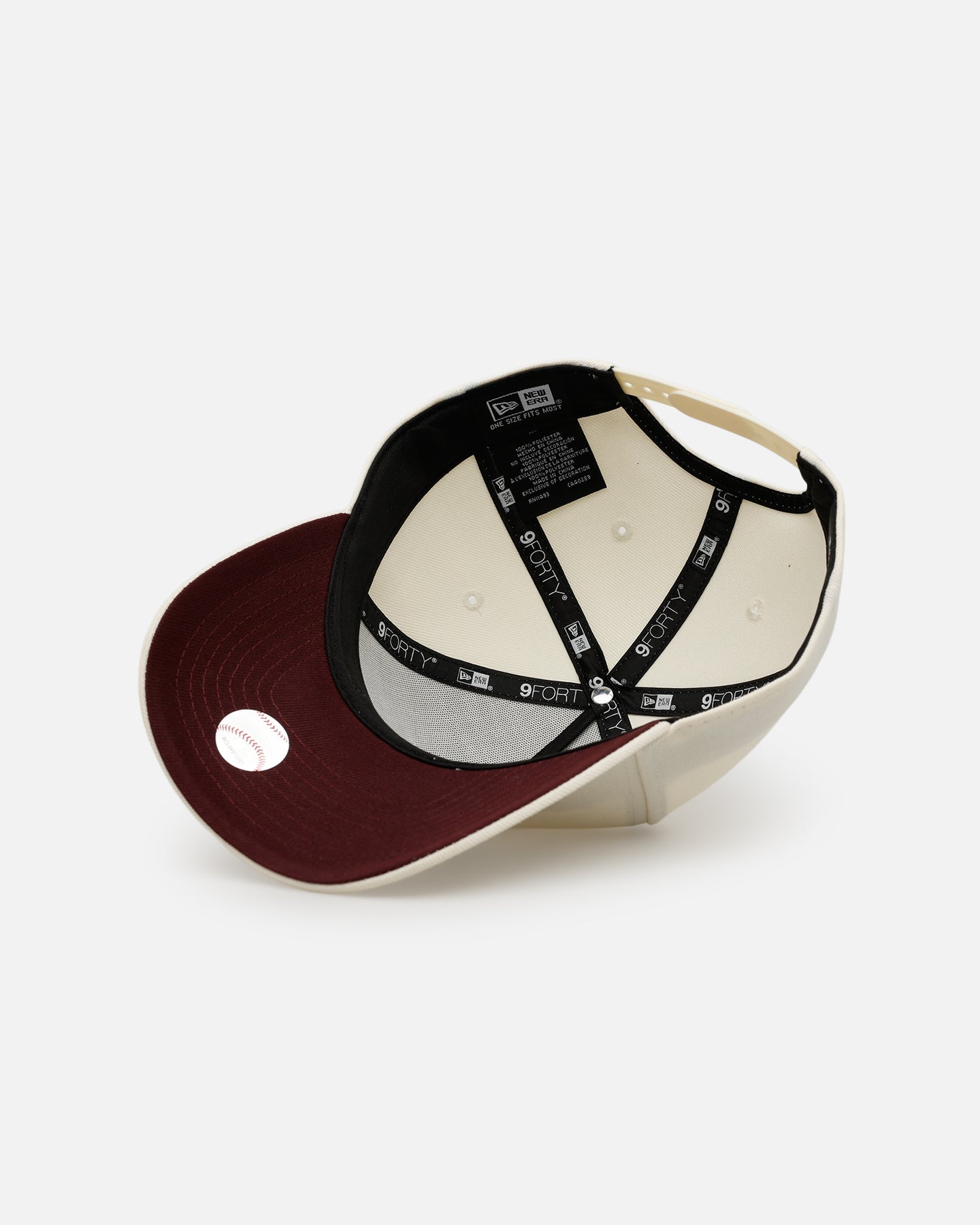 New Era Los Angeles Dodgers 'Too Clean 2.0' 9FORTY A-Frame Snapback Chrome/Maroon