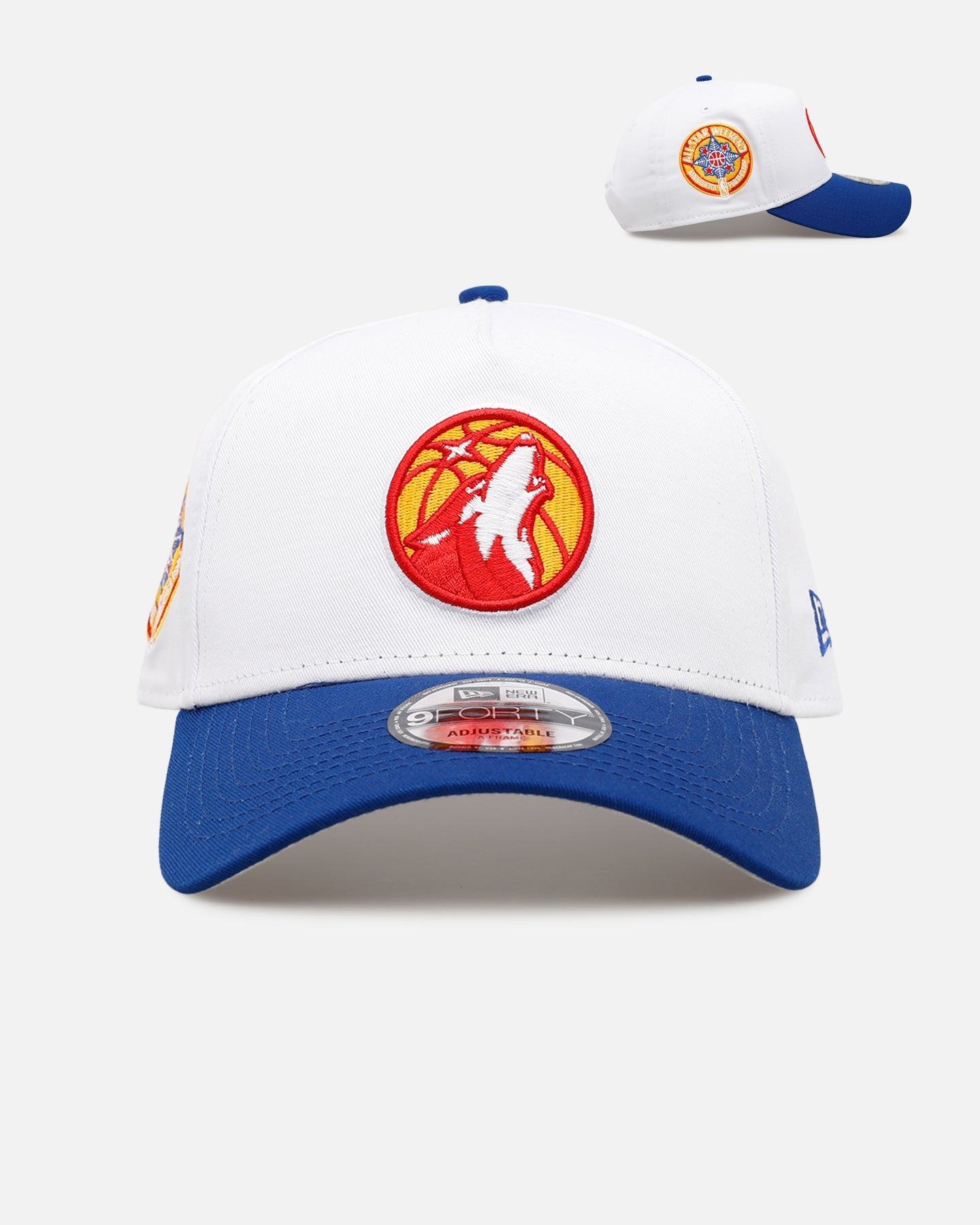 New Era Minnesota Timberwolves 'Summertime' 9FORTY A-Frame Snapback White/Royal