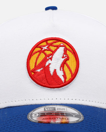 New Era Minnesota Timberwolves 'Summertime' 9FORTY A-Frame Snapback White/Royal
