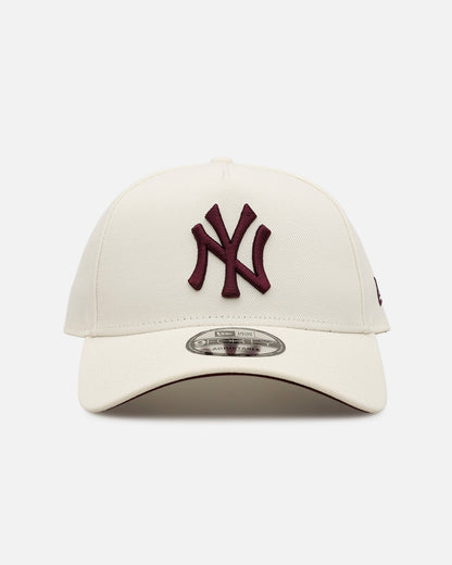 New Era New York Yankees 'Too Clean 2.0' 9FORTY A-Frame Snapback Chrome/Maroon