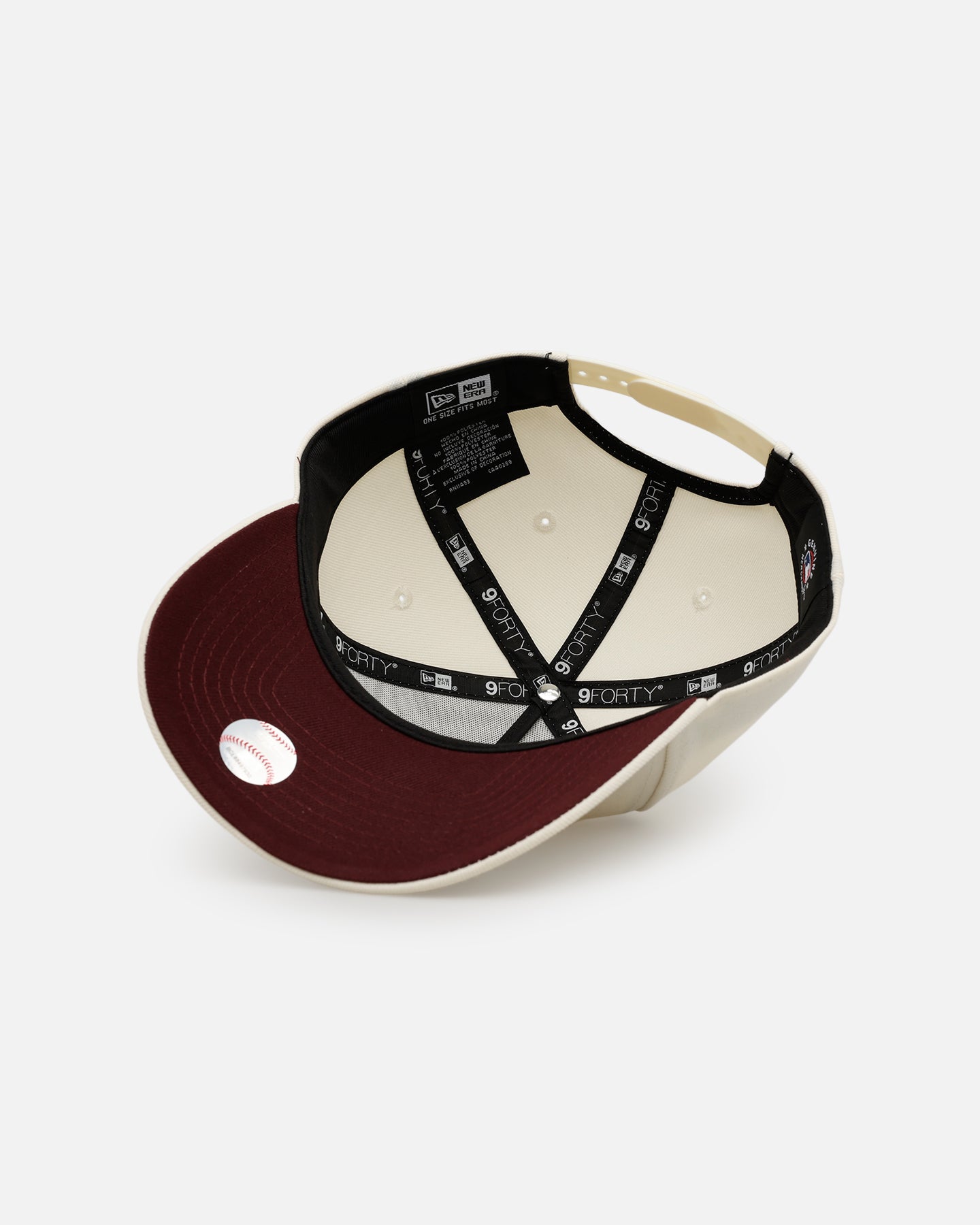 New Era New York Yankees 'Too Clean 2.0' 9FORTY A-Frame Snapback Chrome/Maroon
