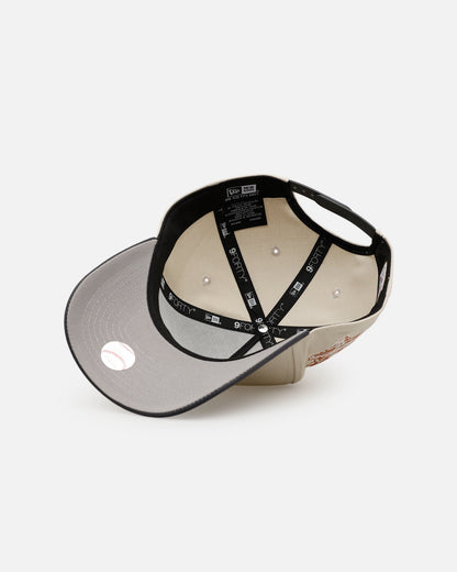 New Era New York Yankees 'Smooth' 9FORTY A-Frame Snapback Stone