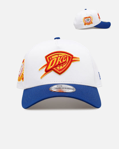 New Era Oklahoma City Thunder 'Summertime' 9FORTY A-Frame Snapback White/Royal