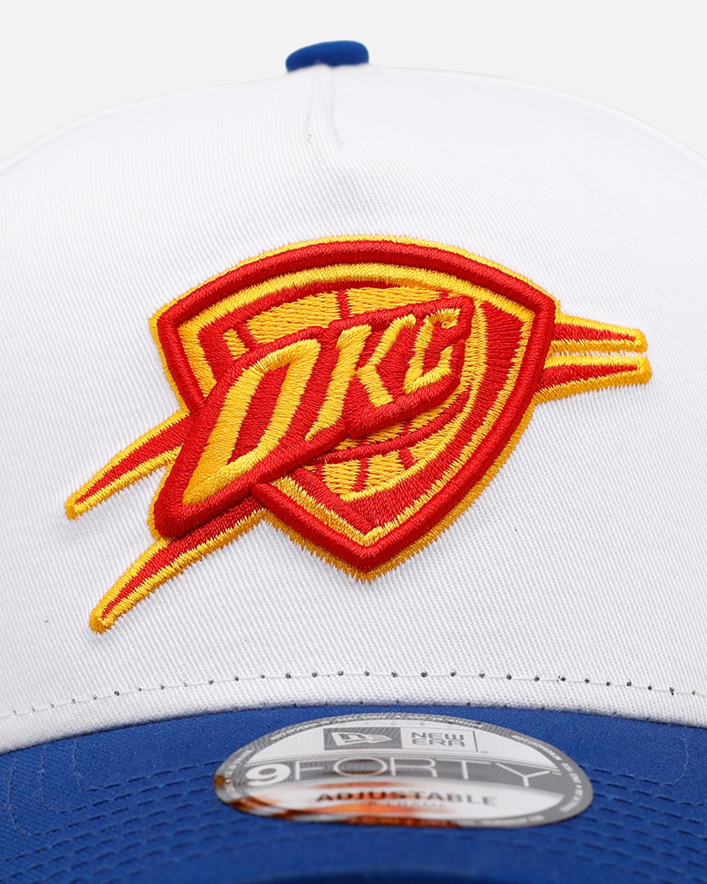 New Era Oklahoma City Thunder 'Summertime' 9FORTY A-Frame Snapback White/Royal