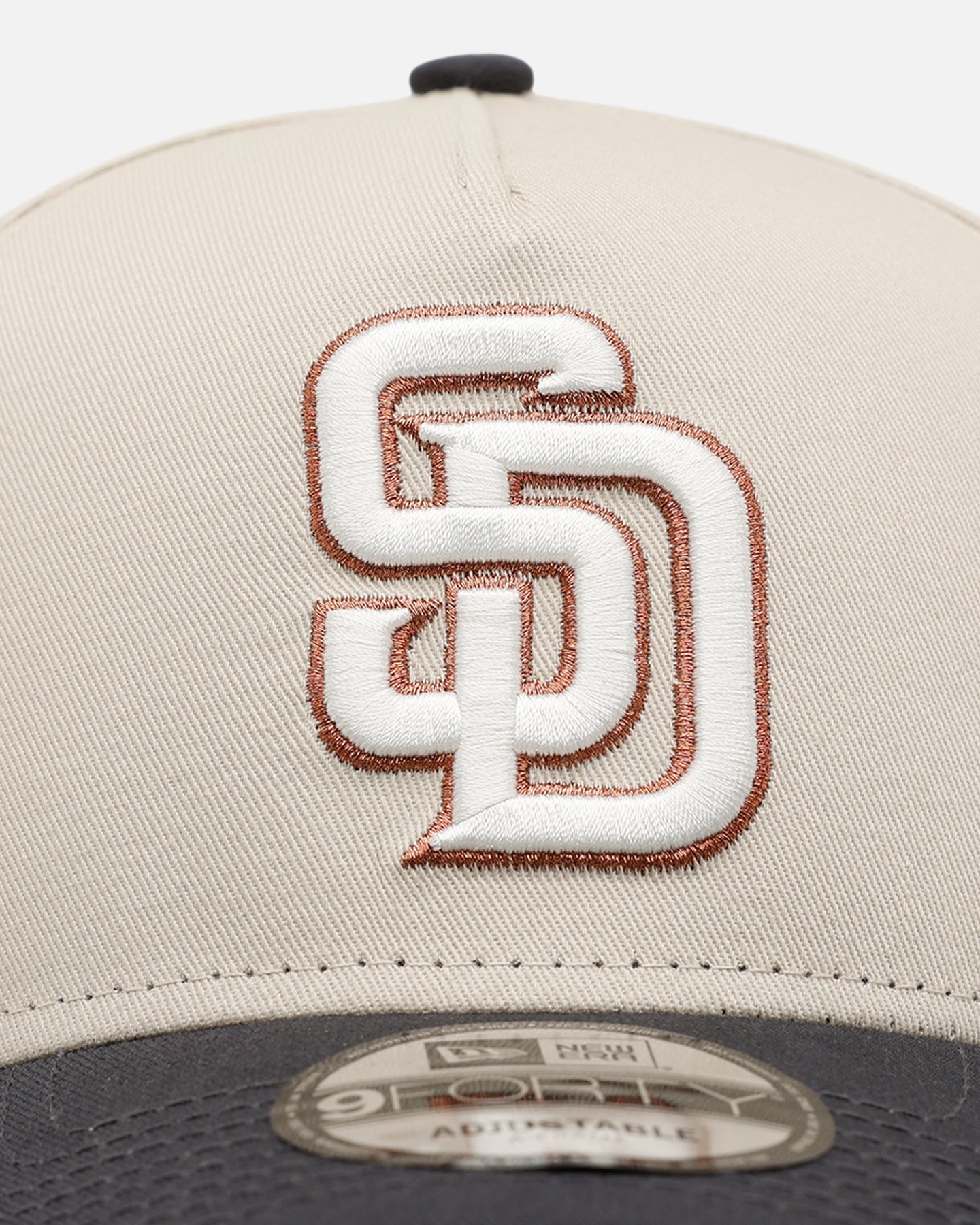 New Era San Diego Padres 'Smooth' 9FORTY A-Frame Snapback Stone