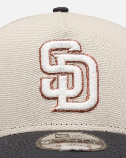 New Era San Diego Padres 'Smooth' 9FORTY A-Frame Snapback Stone