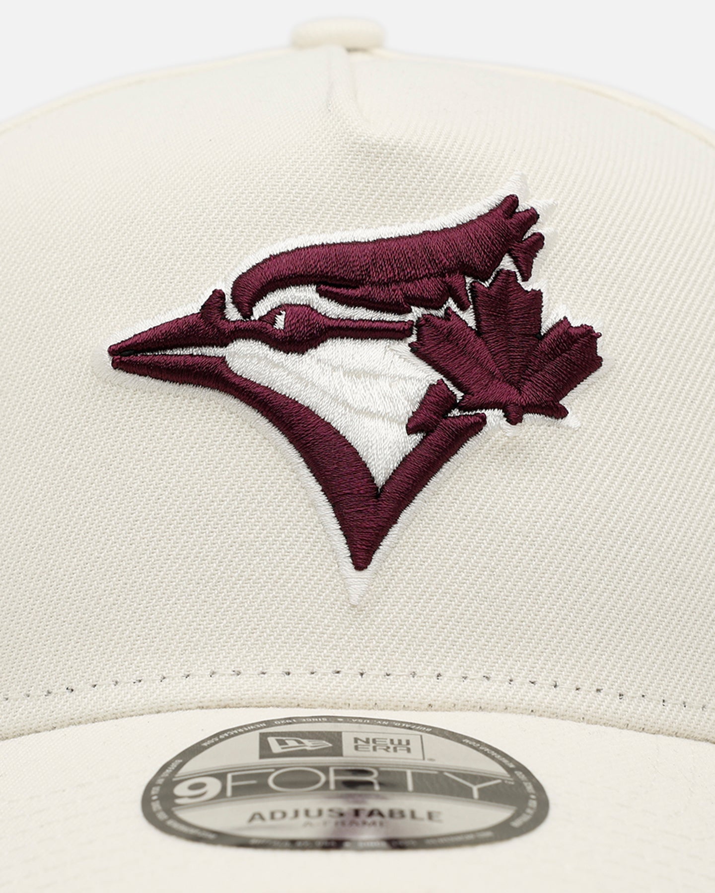 New Era Toronto Blue Jays 'Too Clean 2.0' 9FORTY A-Frame Snapback Chrome/Maroon
