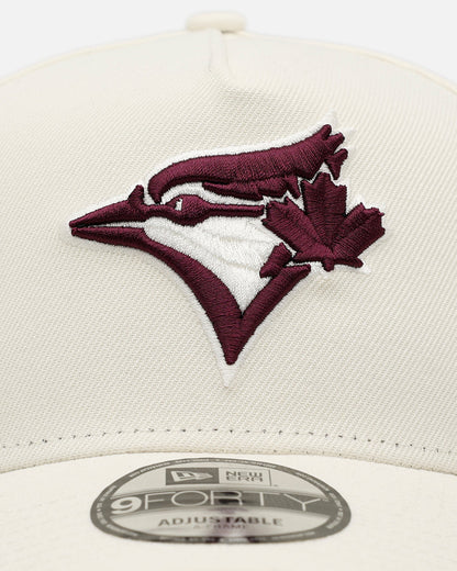 New Era Toronto Blue Jays 'Too Clean 2.0' 9FORTY A-Frame Snapback Chrome/Maroon