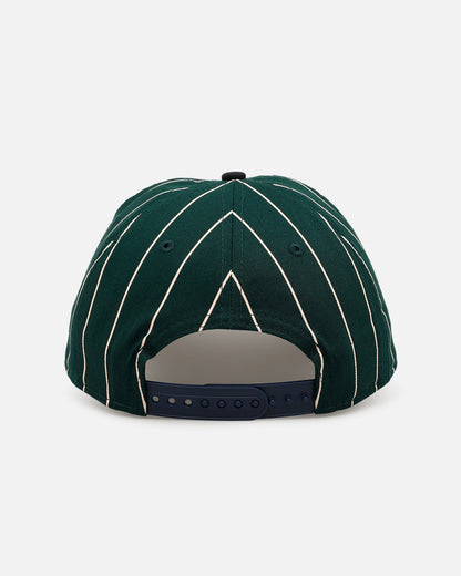New Era Los Angeles Dodgers 'Pinstripe' 9FORTY A-Frame Snapback Dark Green
