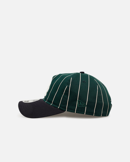New Era Los Angeles Dodgers 'Pinstripe' 9FORTY A-Frame Snapback Dark Green