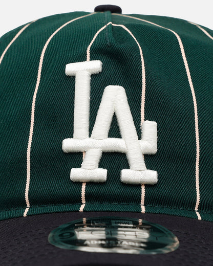 New Era Los Angeles Dodgers 'Pinstripe' 9FORTY A-Frame Snapback Dark Green