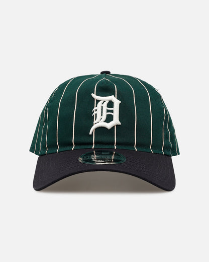 New Era Detroit Tigers 'Pinstripe' 9FORTY A-Frame Snapback Dark Green