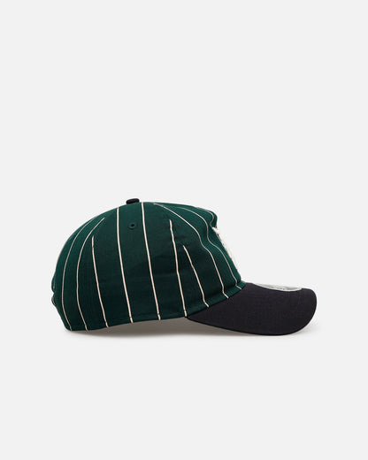 New Era Detroit Tigers 'Pinstripe' 9FORTY A-Frame Snapback Dark Green