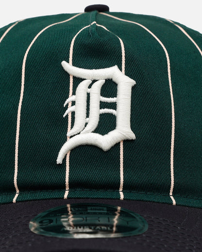 New Era Detroit Tigers 'Pinstripe' 9FORTY A-Frame Snapback Dark Green