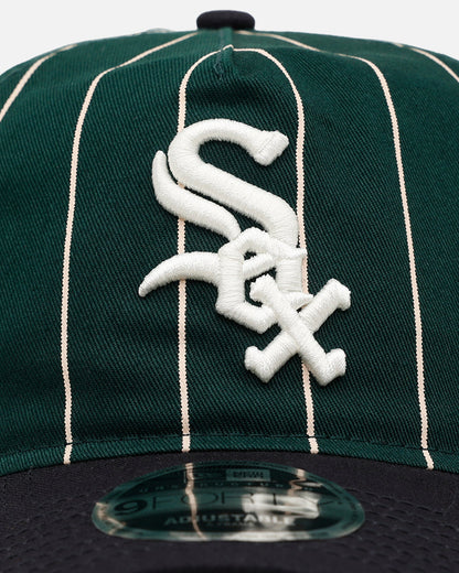 New Era Chicago White Sox 'Pinstripe' 9FORTY A-Frame Snapback Dark Green