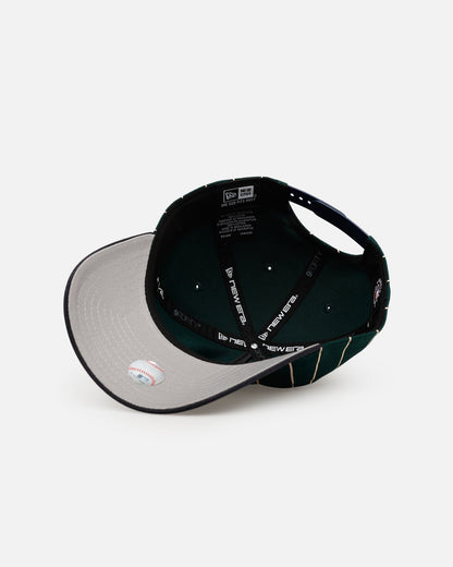 New Era Chicago White Sox 'Pinstripe' 9FORTY A-Frame Snapback Dark Green