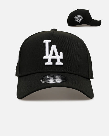New Era Los Angeles Dodgers '2025 World Series Champions' 9FORTY A-Frame Snapback Black/White