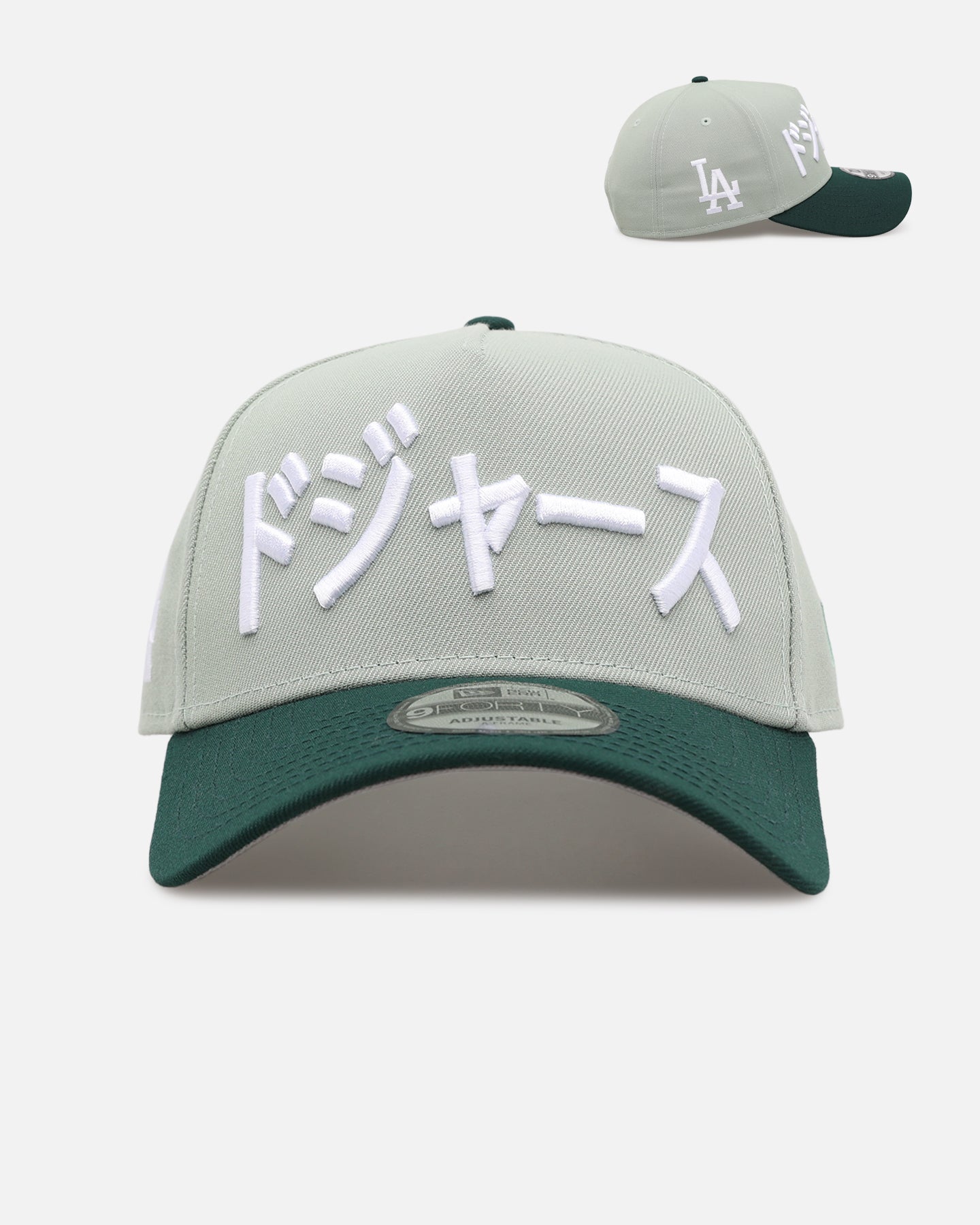 New Era Los Angeles Dodgers 'Japan Pack' Kanji 9FORTY A-Frame Snapback Green