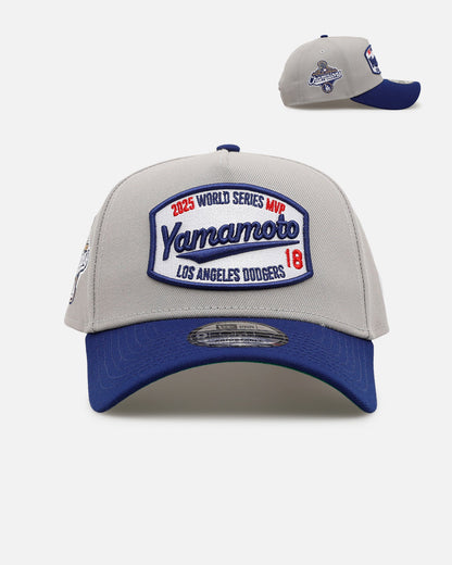 New Era Los Angeles Dodgers '2025 World Series Champions' 9FORTY A-Frame Snapback Gray