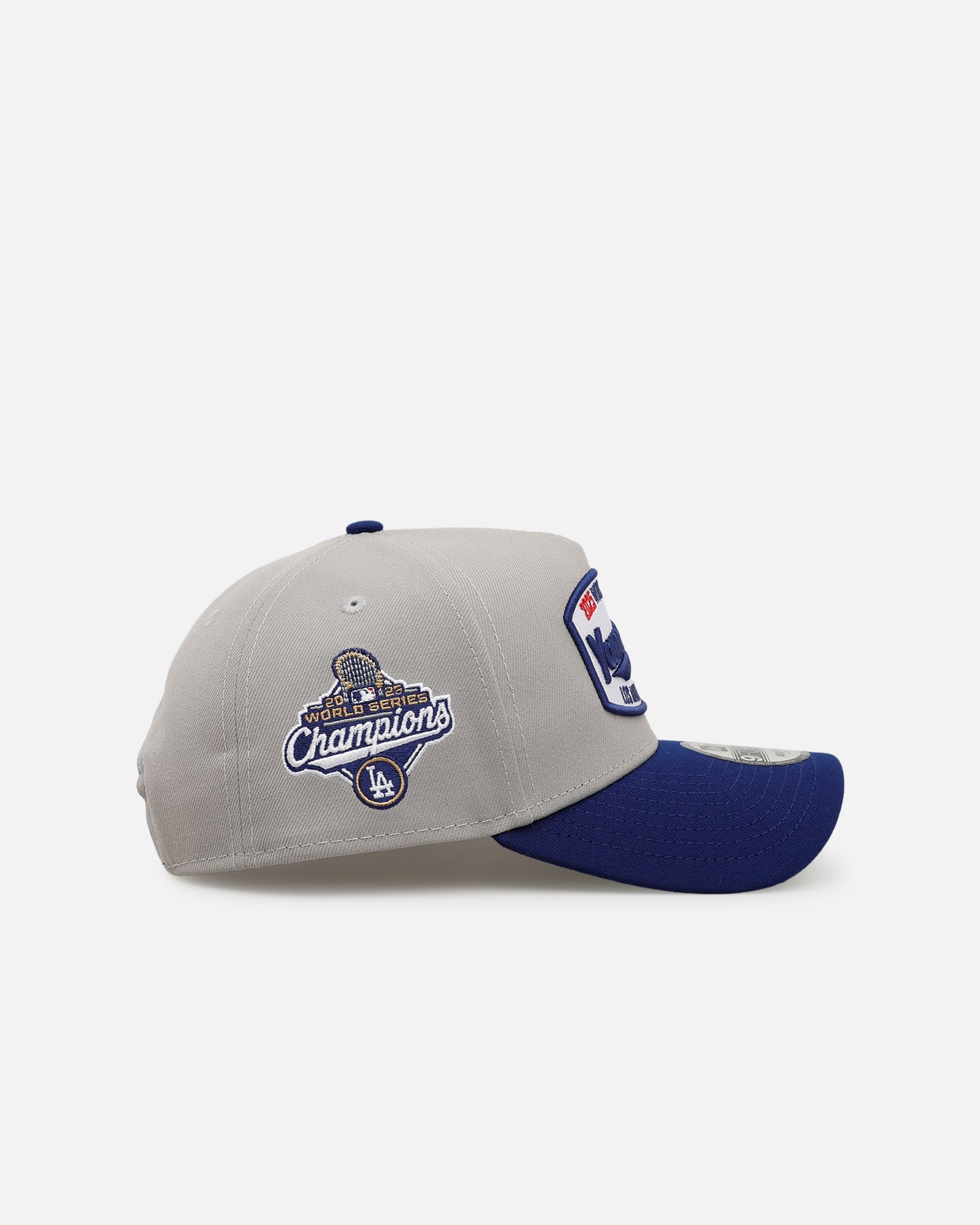 New Era Los Angeles Dodgers '2025 World Series Champions' 9FORTY A-Frame Snapback Gray