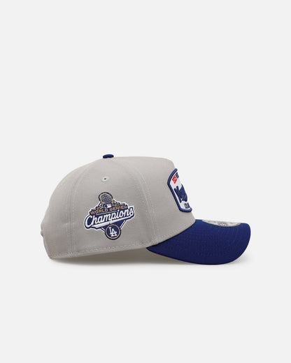New Era Los Angeles Dodgers '2025 World Series Champions' 9FORTY A-Frame Snapback Gray