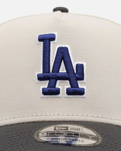 New Era Los Angeles Dodgers '2025 World Series Champions' 9FORTY A-Frame Snapback Stone