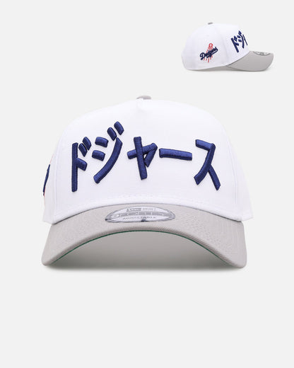 New Era Los Angeles Dodgers 'Japan Pack' Kanji 9FORTY A-Frame Snapback White/Grey